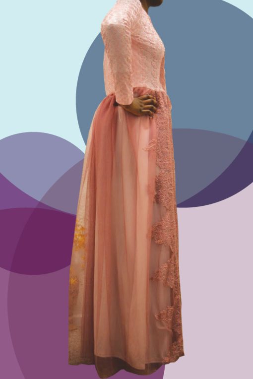 Women long dress with long sleeves - Image 3