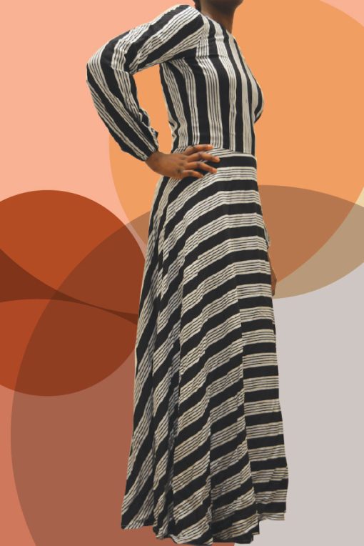 Women long dress with long sleeves - Image 2